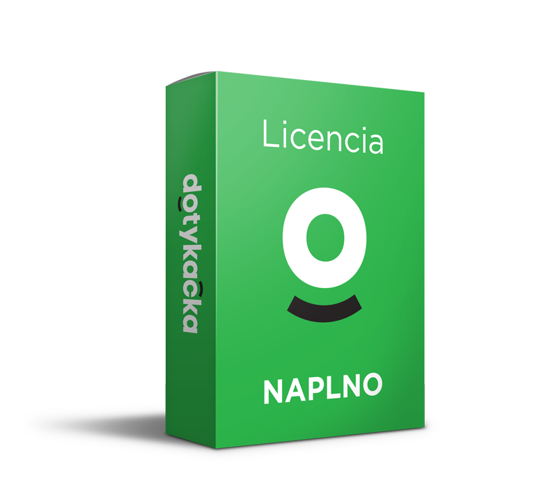 Licencia Naplno - pokladne Dotykačka