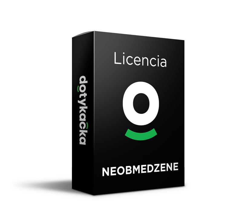 Licencia Neobmedzene - pokladne Dotykačka