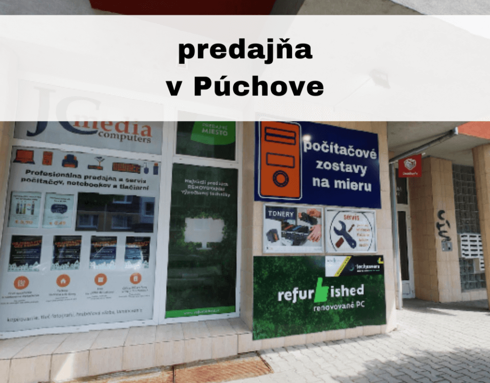 Vchod do predajne v Púchove