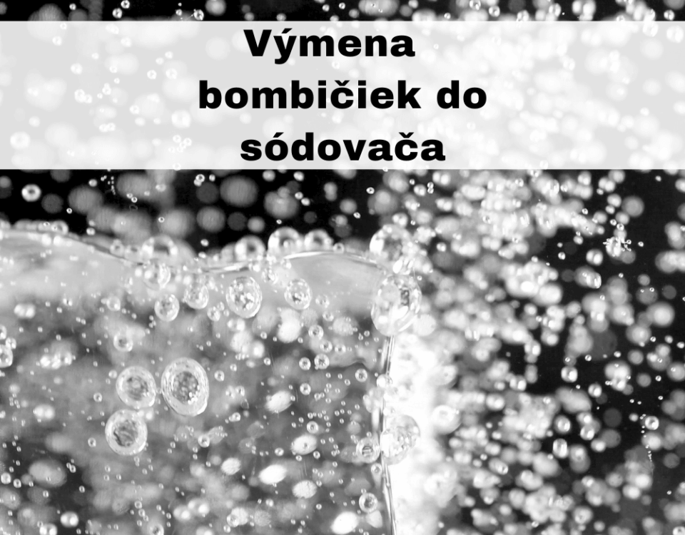 Výmena bombičiek do sódovača